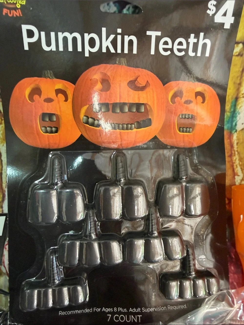 Party! Halloween Disposable Tableware Set - Orange & Black